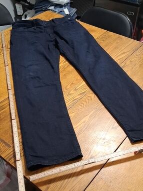 MAVI Jeans Mens 33 X 32  BLUE Preowned ZACH STRAIGHT LEGS Used Denim Pants